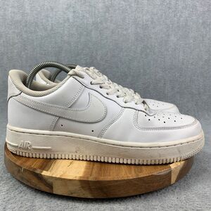 Nike Air Force 1 Shoes Womens Size 9.5 Triple White Sneakers Athletic Low '07